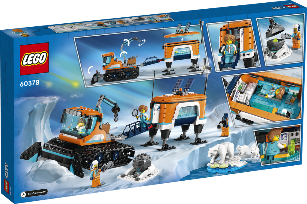 LEGO City: Exploradores del Ártico: Camión y Laboratorio Móvil 60378