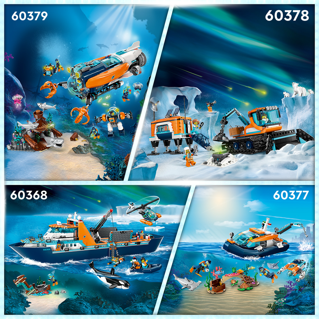 LEGO City: Exploradores del Ártico: Camión y Laboratorio Móvil 60378