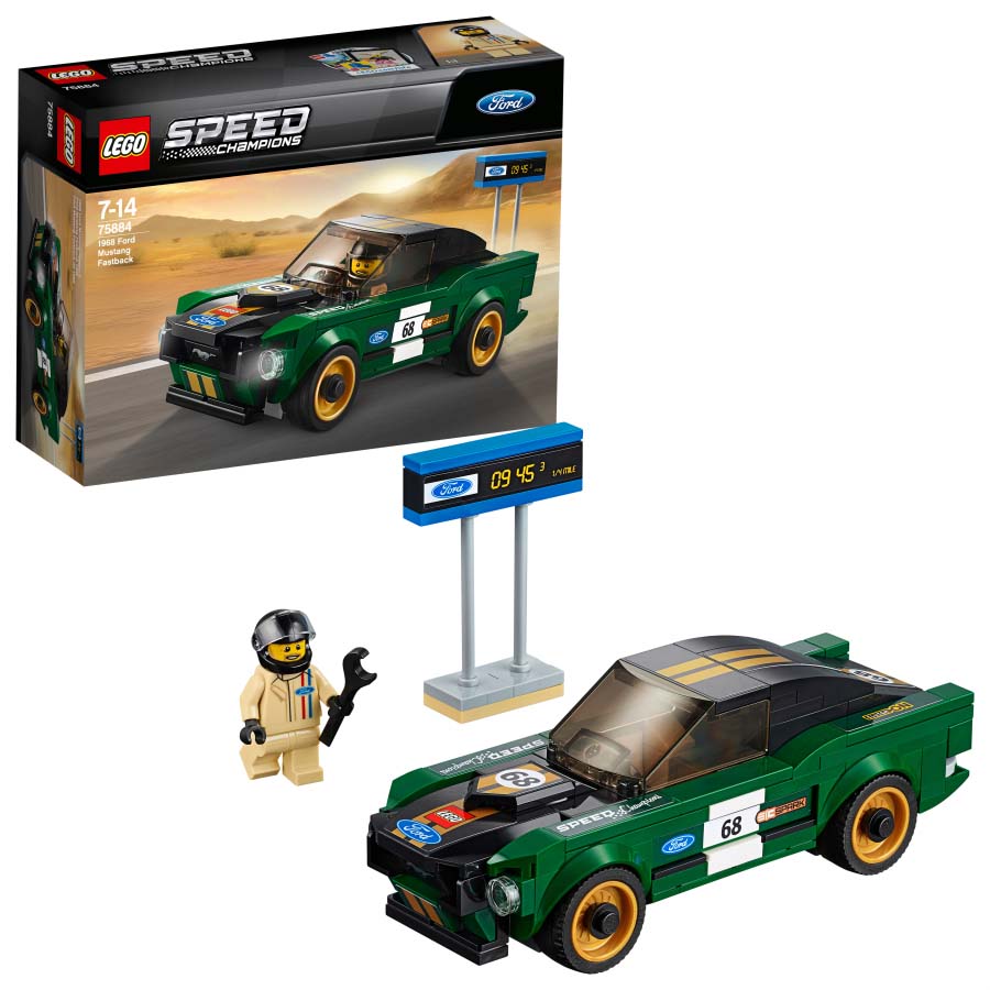 Lego Speed Champions Ford Mustang Fastback de 1968 75884