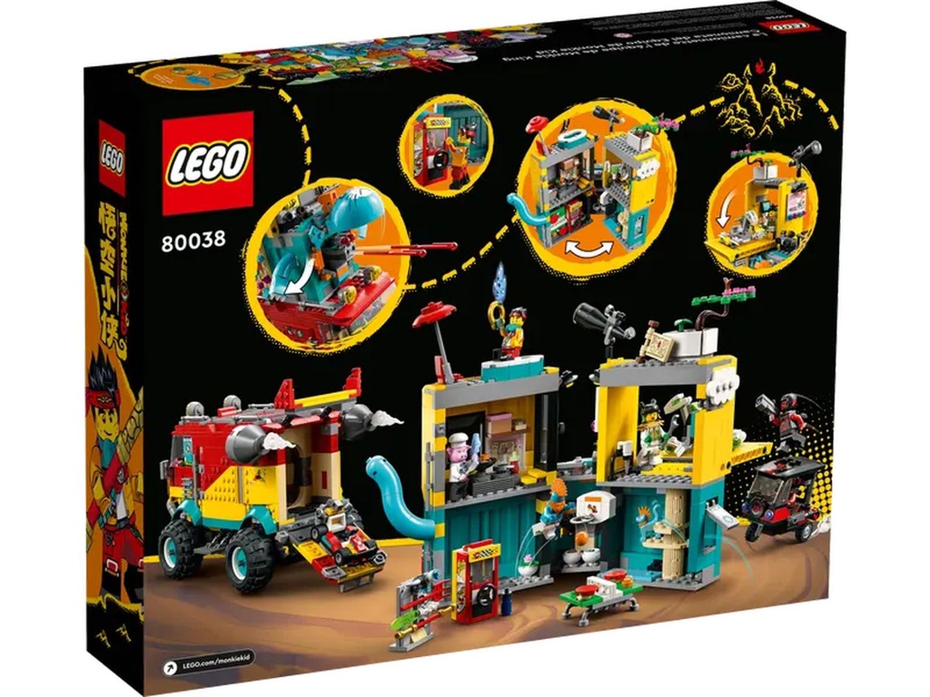 LEGO Monkie Kid: Furgoneta del Equipo de Monkie Kid 80038