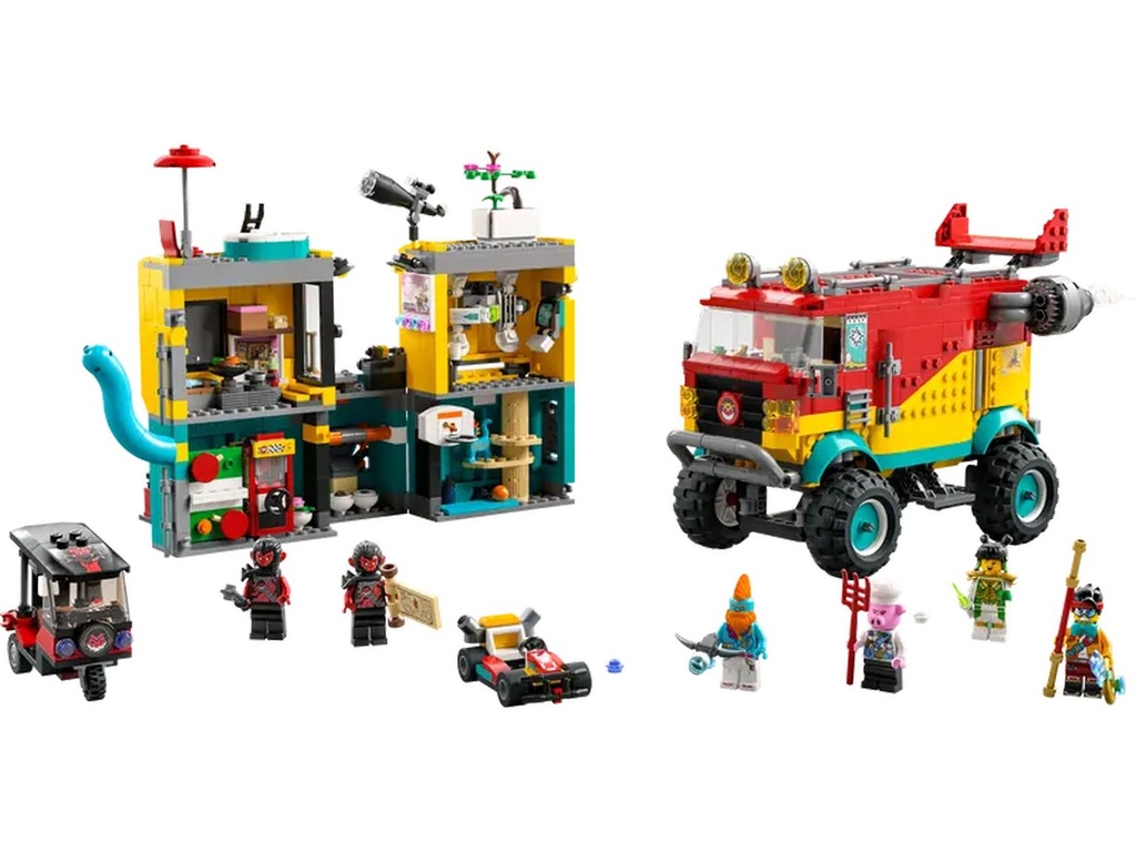 LEGO Monkie Kid: Furgoneta del Equipo de Monkie Kid 80038