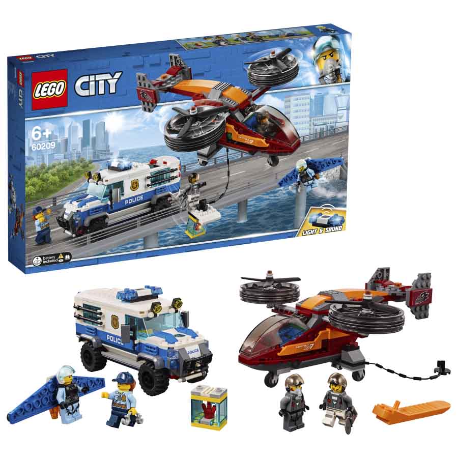 Lego City Policía Aérea: Robo del Diamante 60209