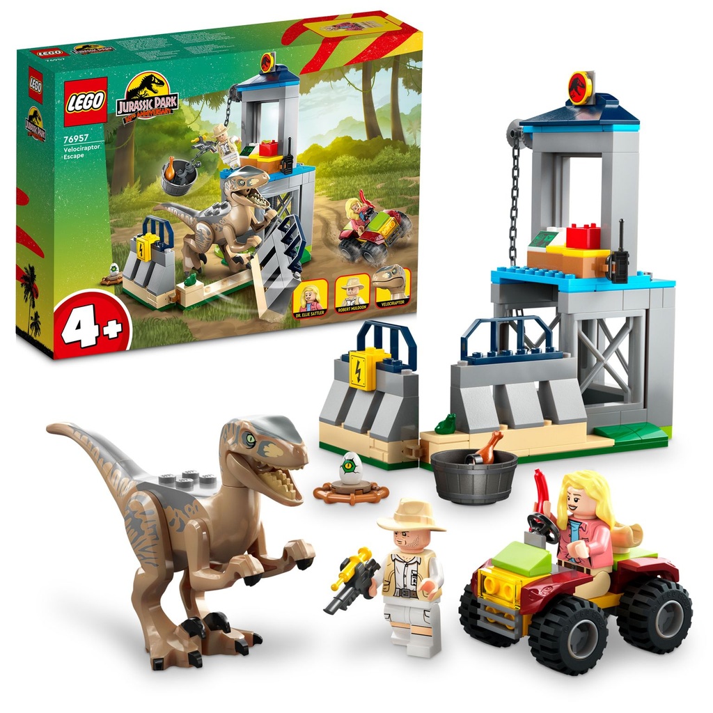 LEGO Jurassic World: Huida del Velocirraptor 76957