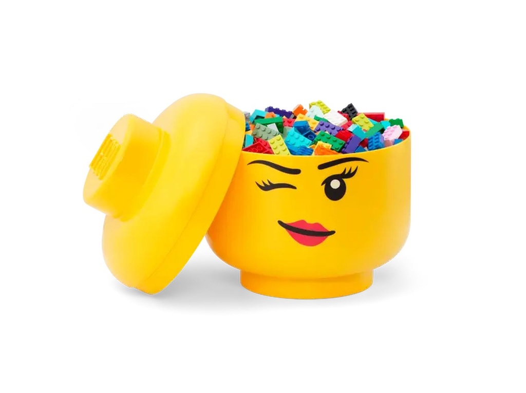 LEGO | Cabeza de Amacenamiento Chica Guiño Grande