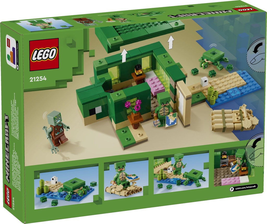 LEGO Minecraft | La Casa-Tortuga de la Playa - 21254