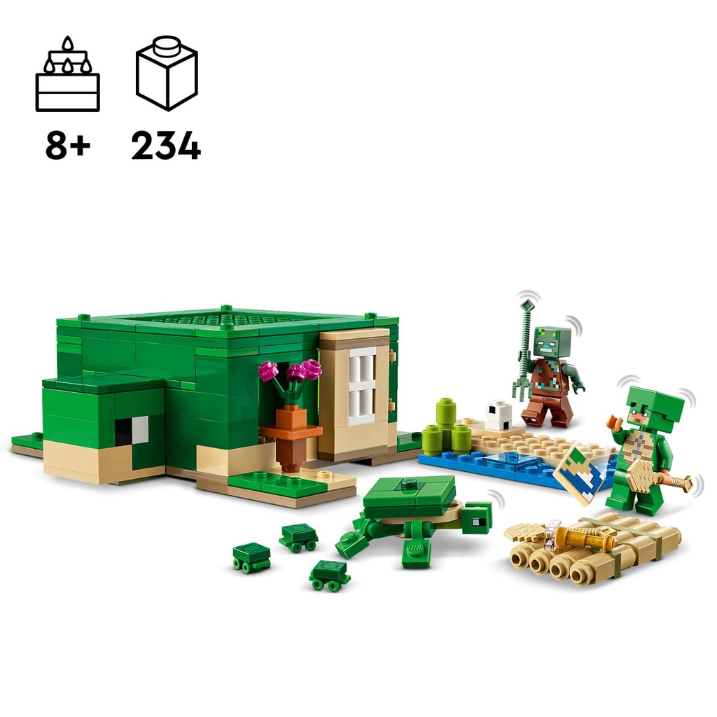 LEGO Minecraft | La Casa-Tortuga de la Playa - 21254