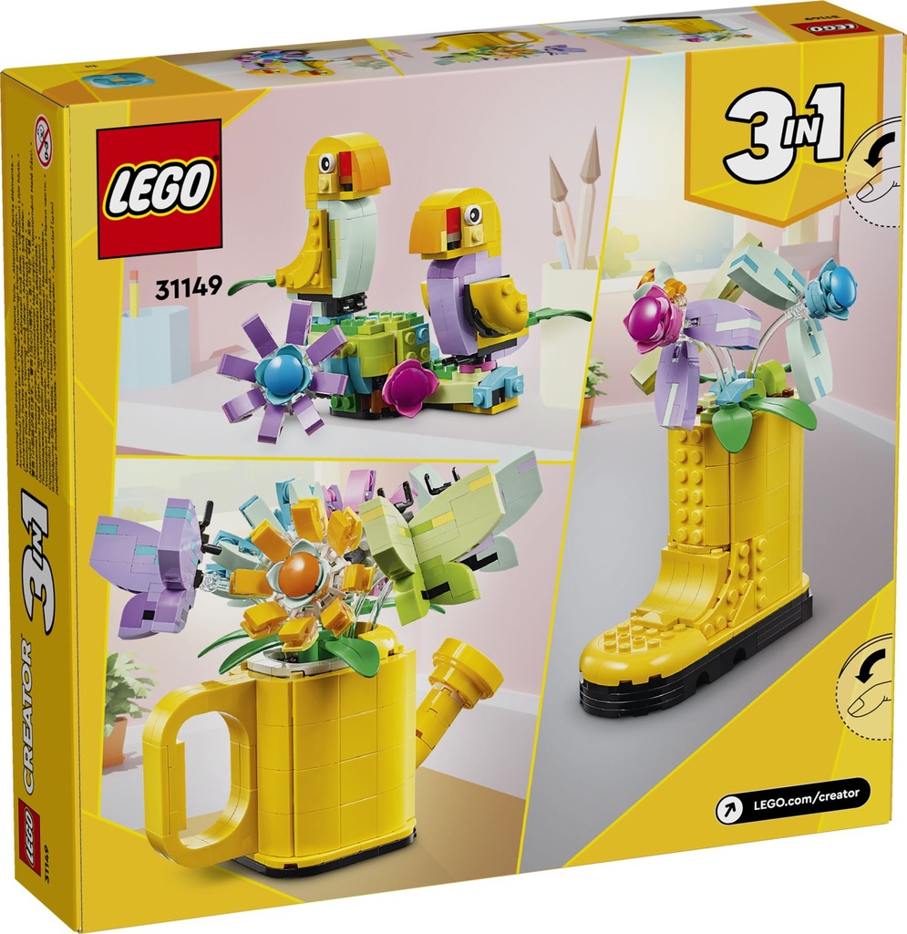 LEGO CREATOR 3en1 | Flores en Regadera - 31149