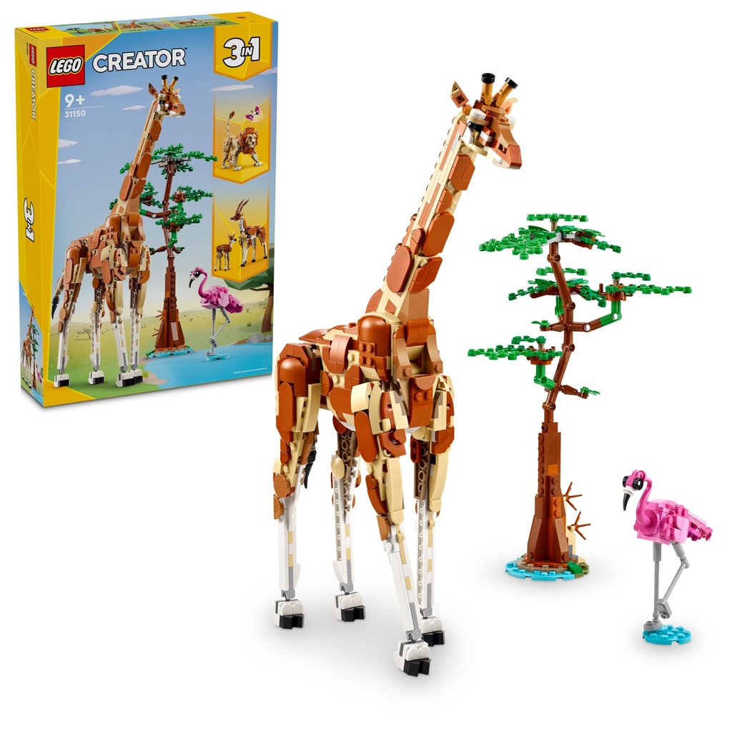 LEGO CREATOR 3en1 | Safari de Animales Salvajes - 31150