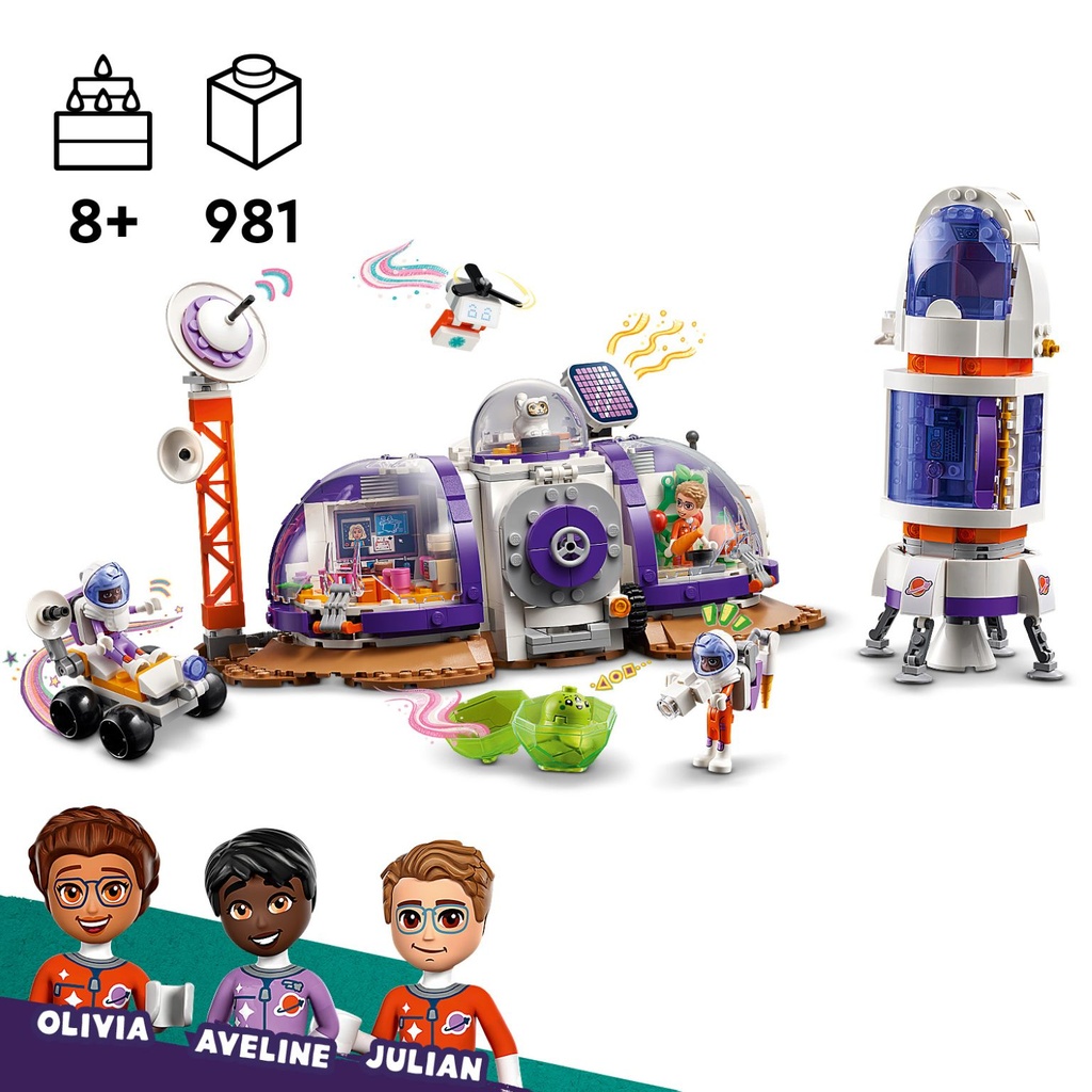 LEGO Friends | Base Espacial de Marte y Cohete - 42605