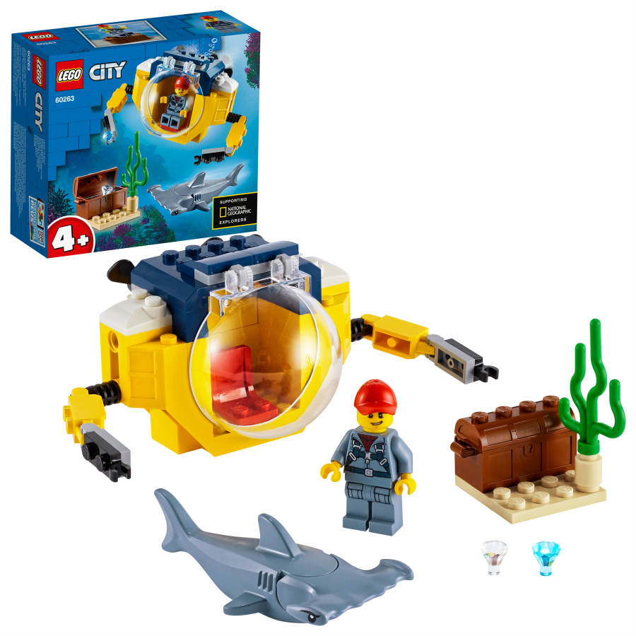 Lego City Océano Minisubmarino 60263