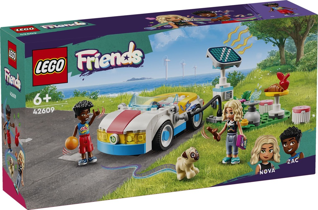 LEGO Friends | Coche Eléctrico y Cargador - 42609