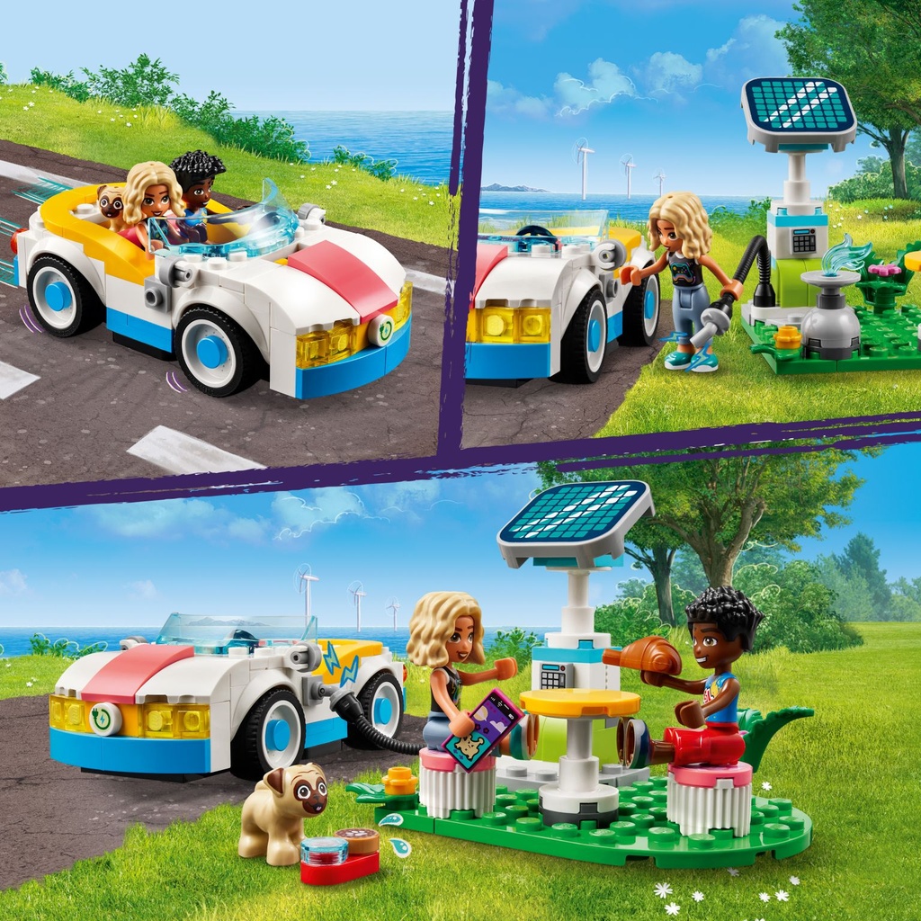 LEGO Friends | Coche Eléctrico y Cargador - 42609