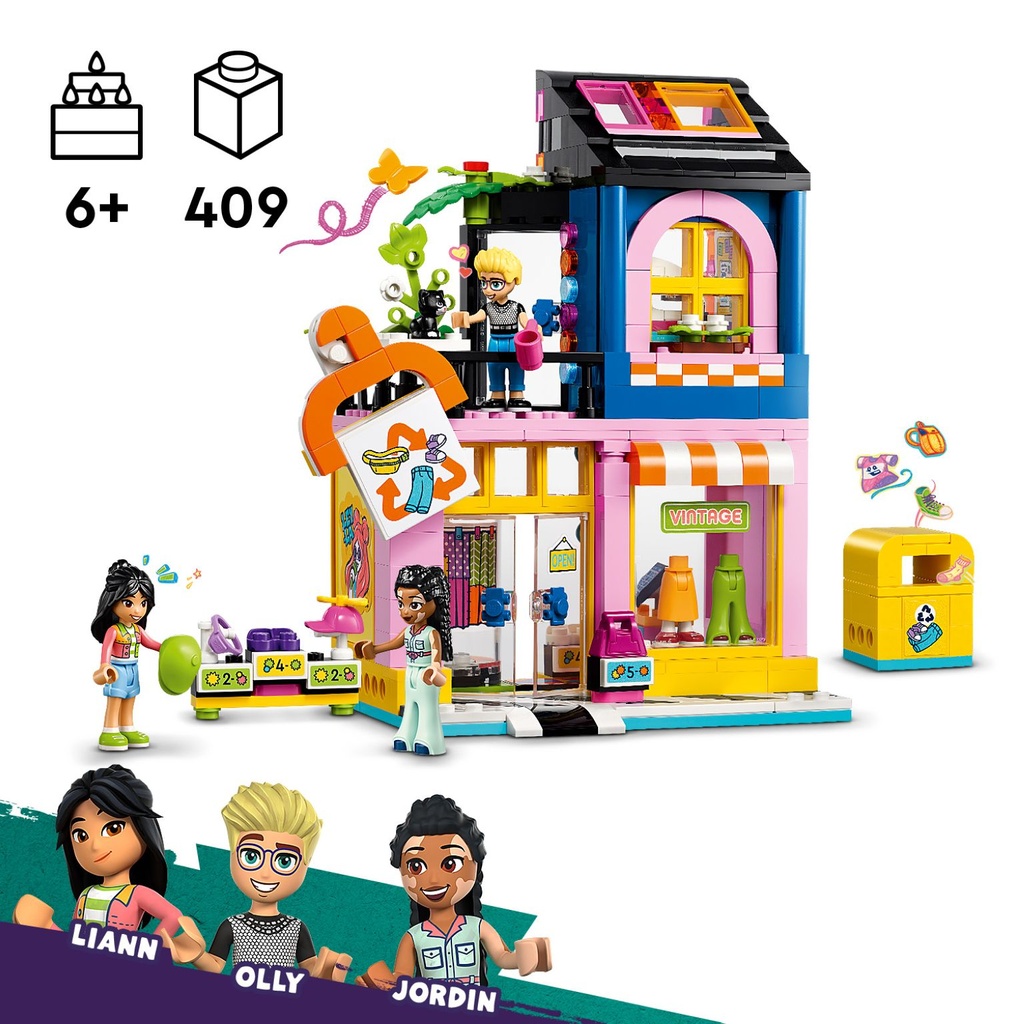 LEGO Friends | Tienda de Moda Retro - 42614