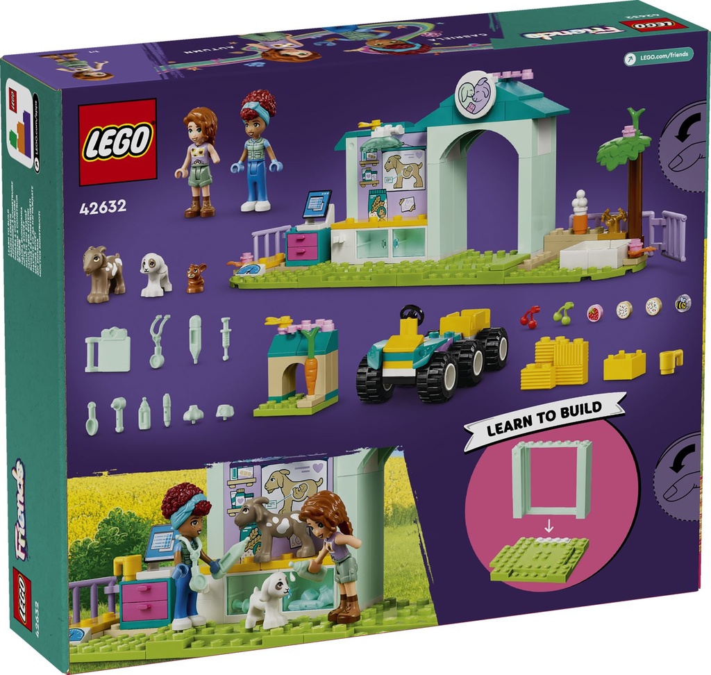 LEGO Friends | Clínica Veterinaria de Animales de Granja - 42632