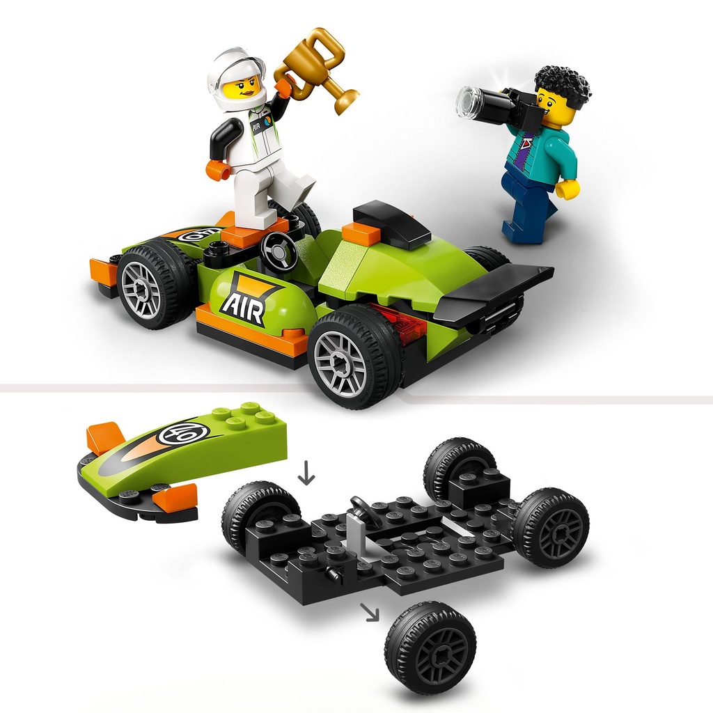 LEGO CITY | Deportivo de Carreras Verde - 60399