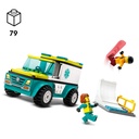 LEGO CITY | Ambulancia de Emergencias y Chico con Snowboard - 60403