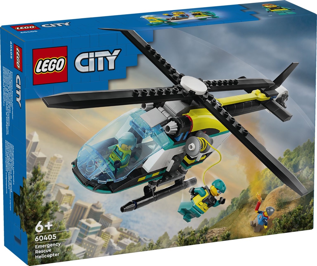 LEGO CITY | Helicóptero de Rescate para Emergencias - 60405