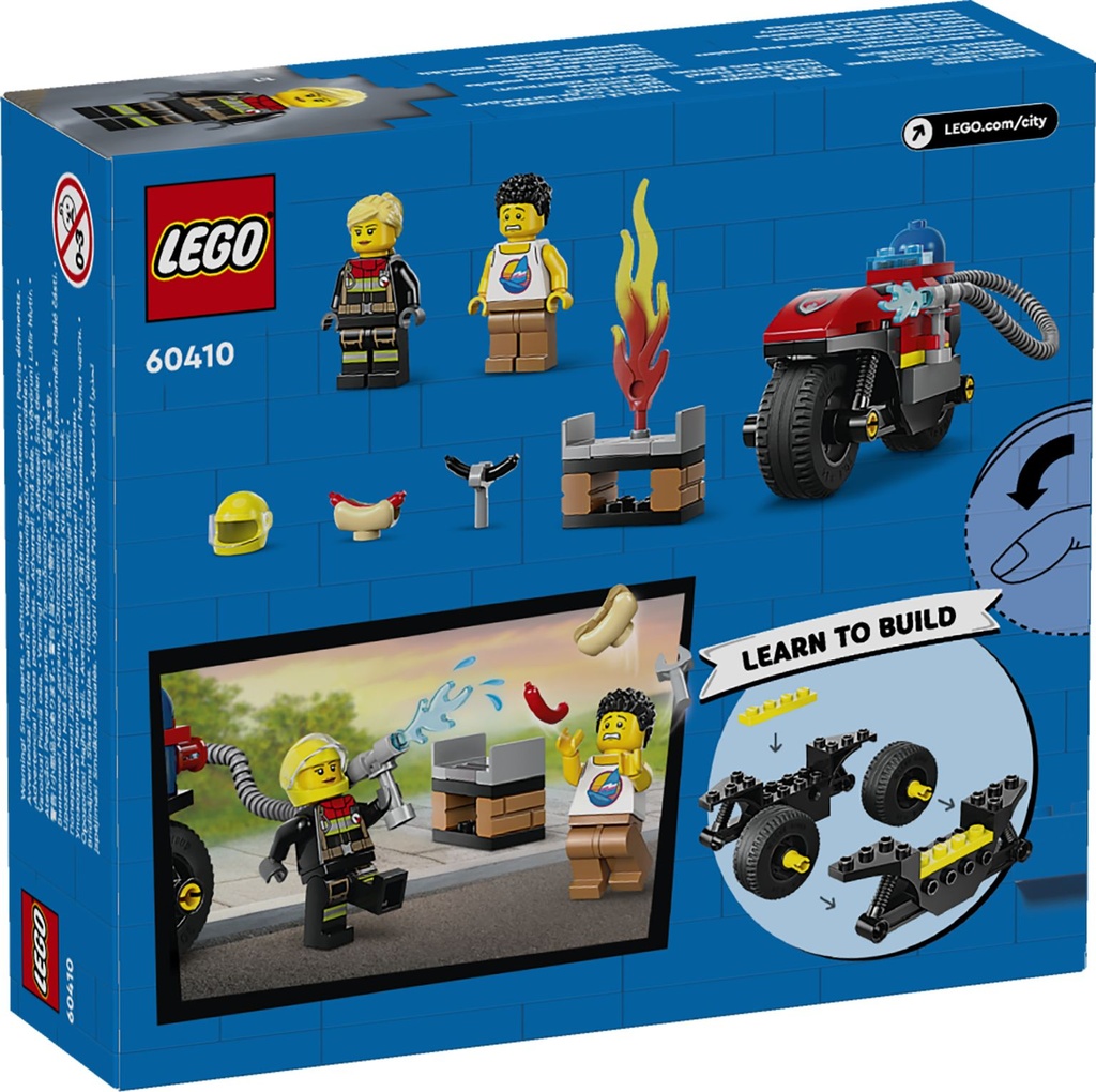 LEGO CITY | Moto de Rescate de Bomberos - 60410