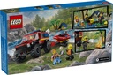 LEGO CITY | Camión de Bomberos 4x4 con Barco de Rescate - 60412