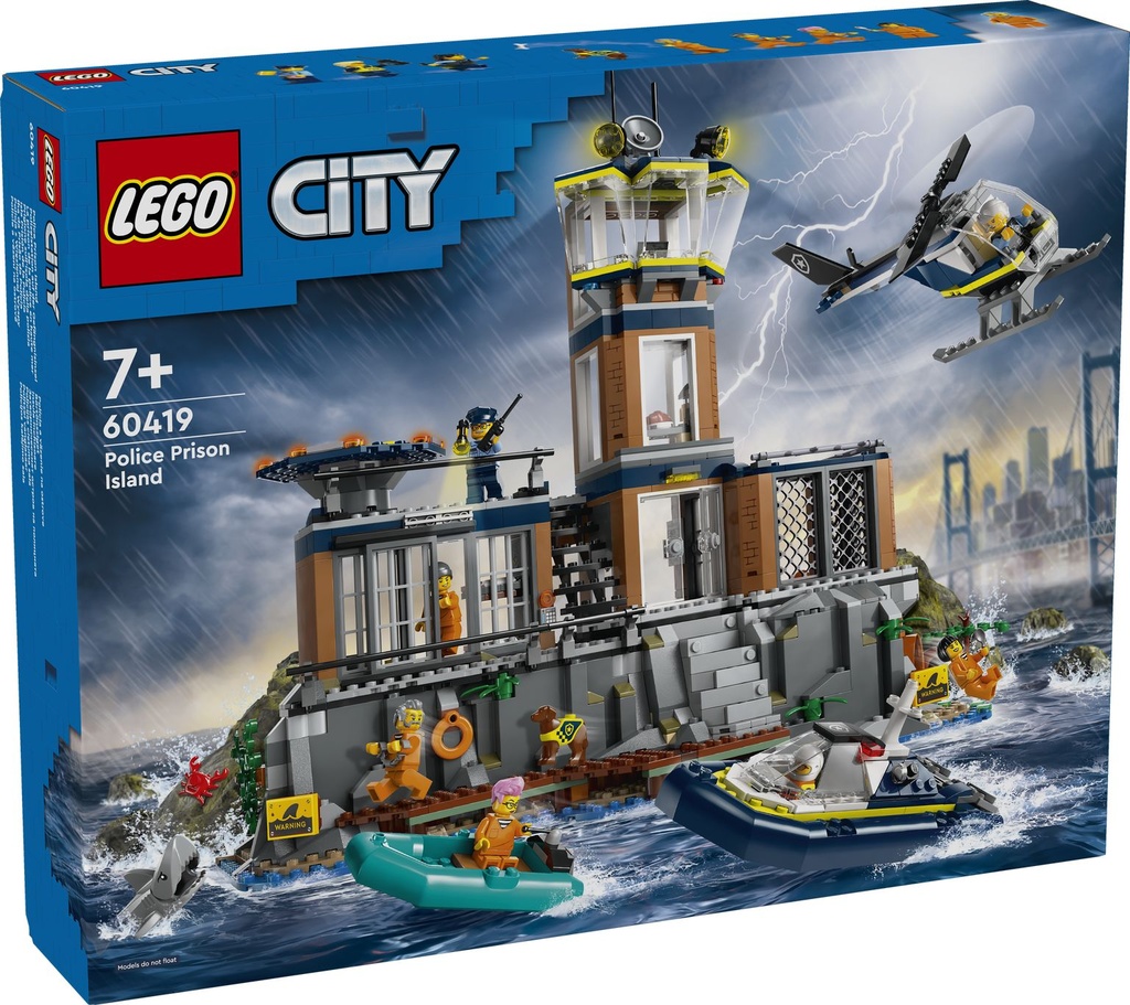 LEGO CITY | Isla Prisión de la Policía - 60419