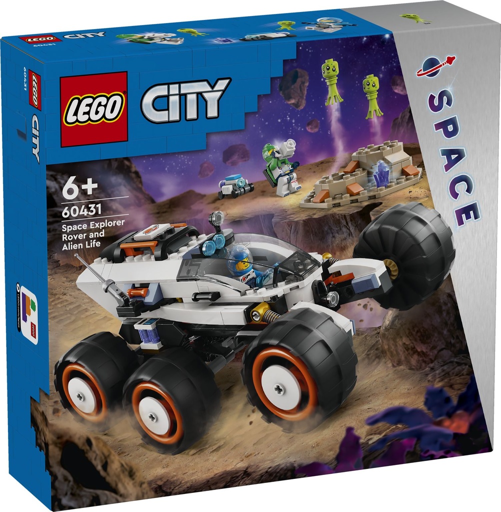 LEGO CITY | Róver Explorador Espacial y Vida Extraterrestre - 60431