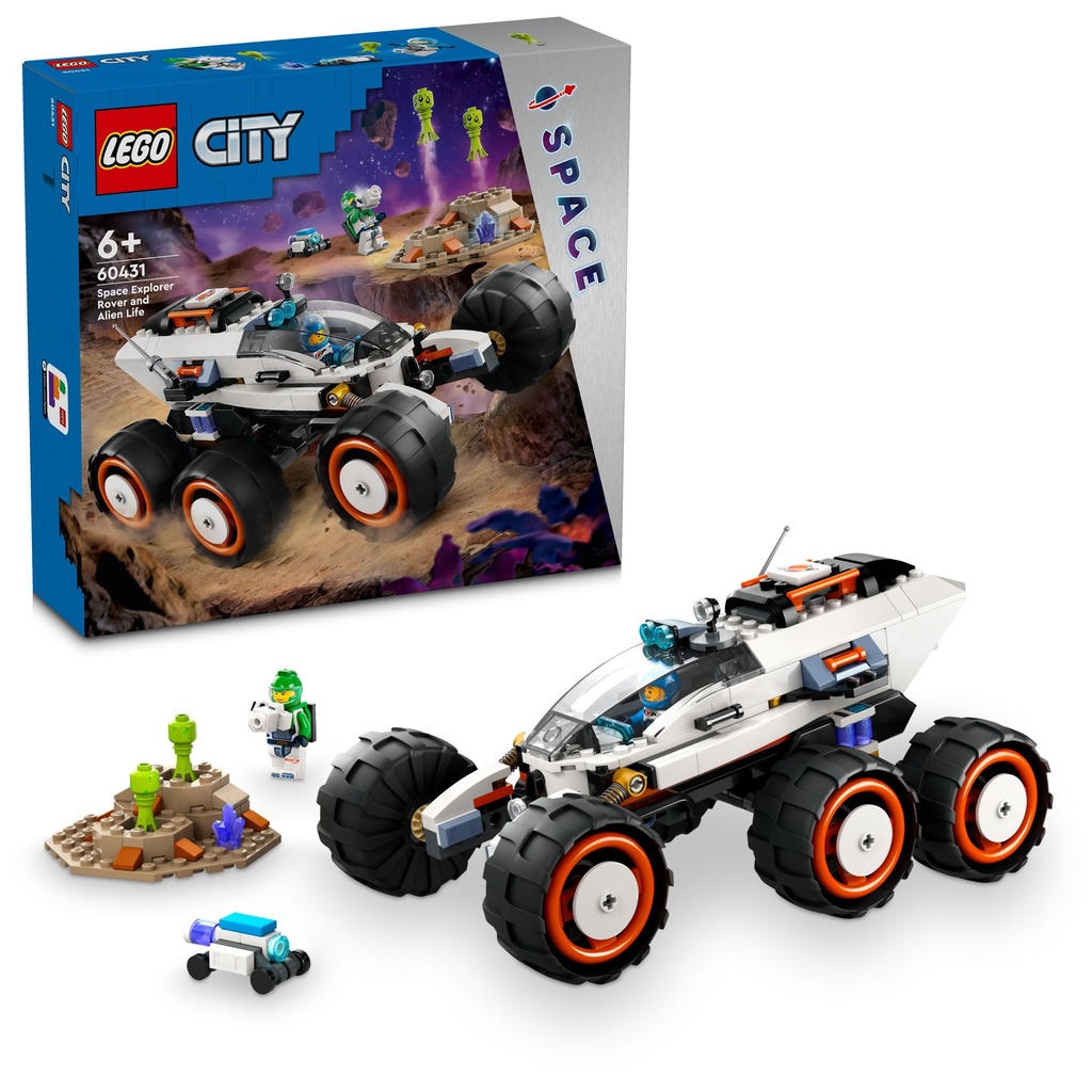 LEGO CITY | Róver Explorador Espacial y Vida Extraterrestre - 60431