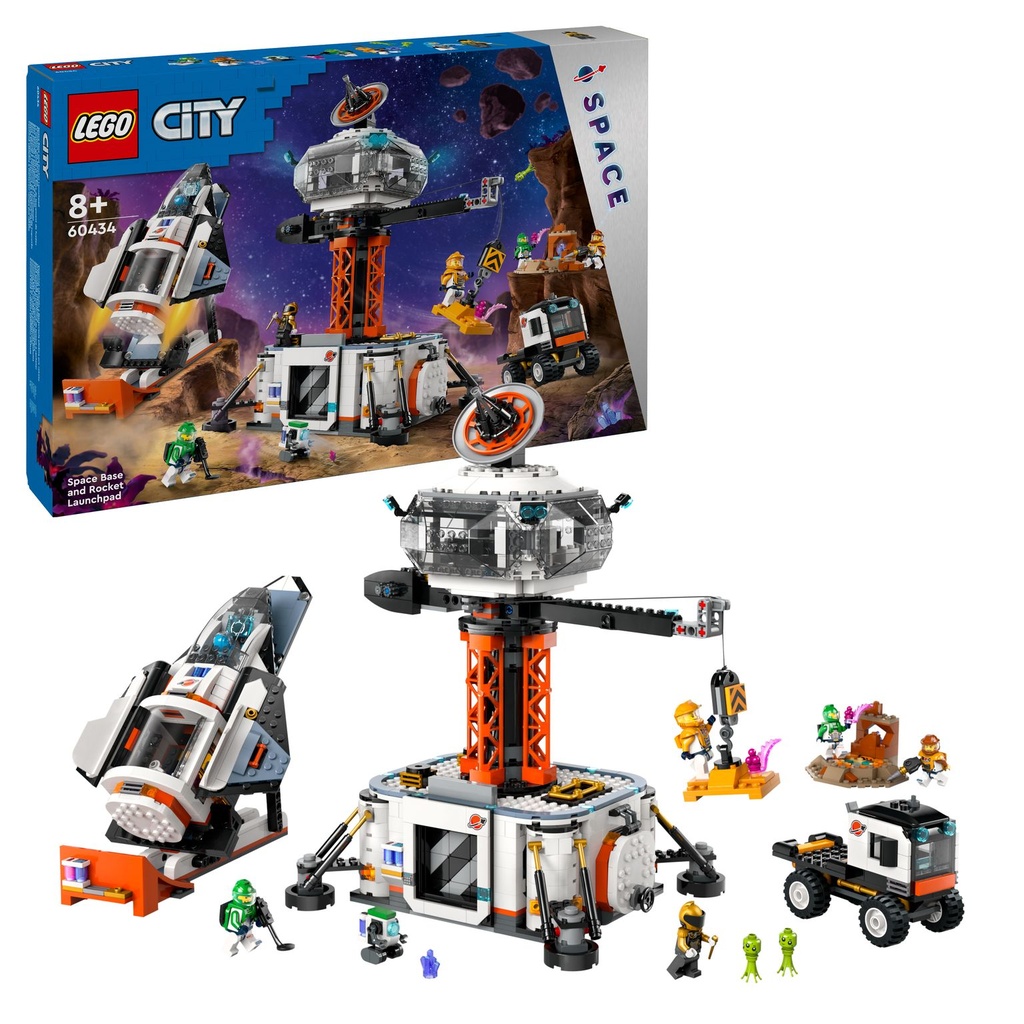 LEGO CITY | Base Espacial y Plataforma de Lanzamiento - 60434