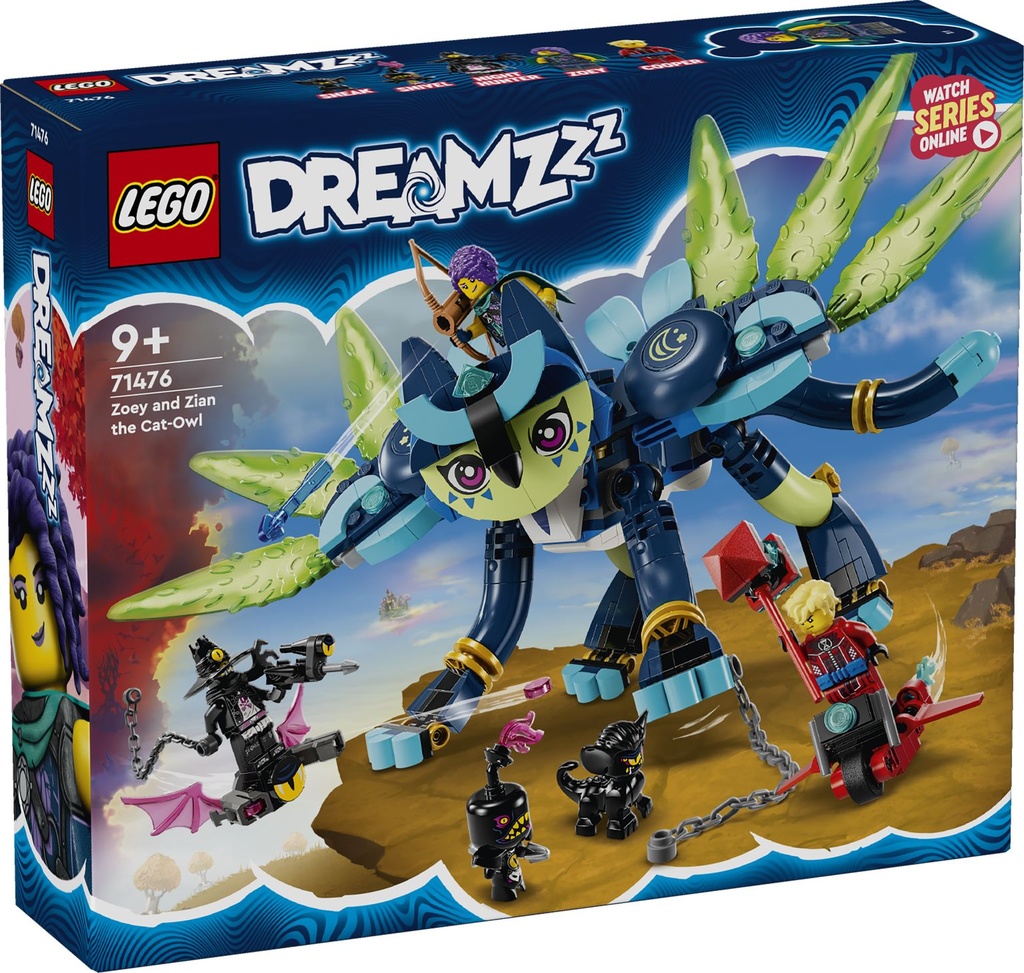 LEGO DREAMZzz | Zoey y Zian el Gato-Búho - 71476