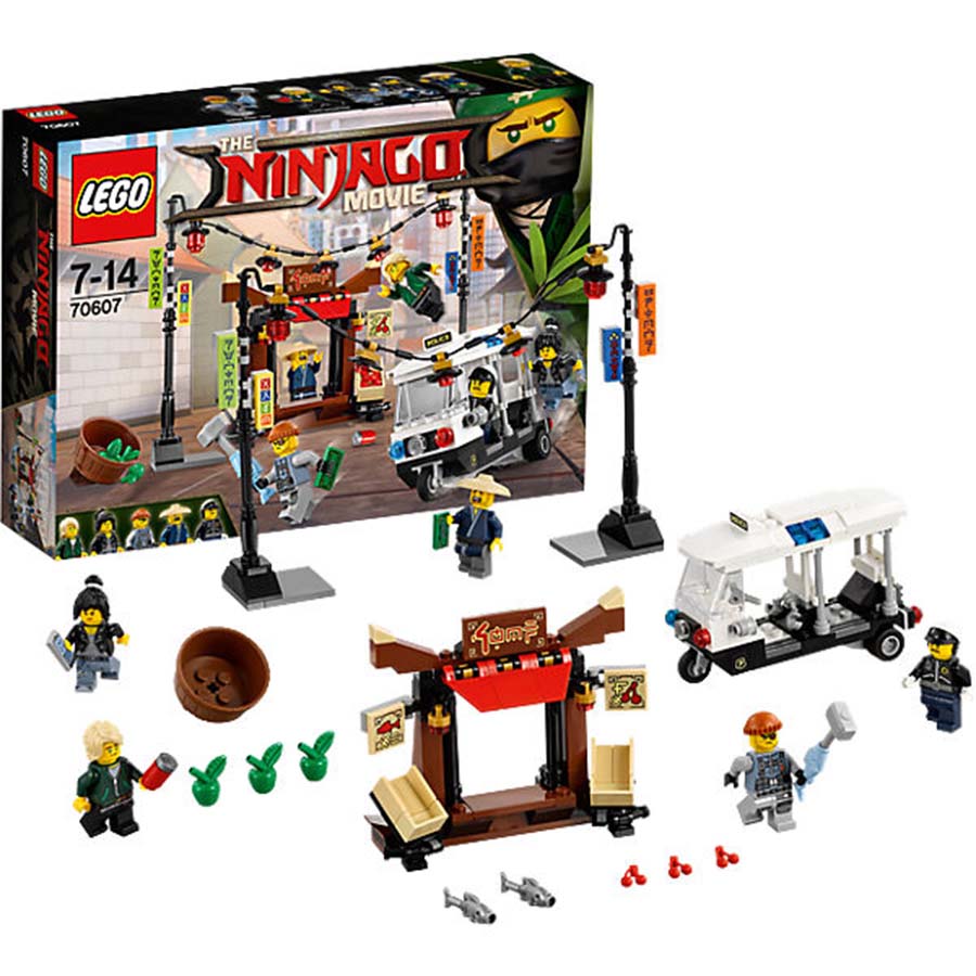 Lego Ninjago Persecución en ciudad deNinjago 70607