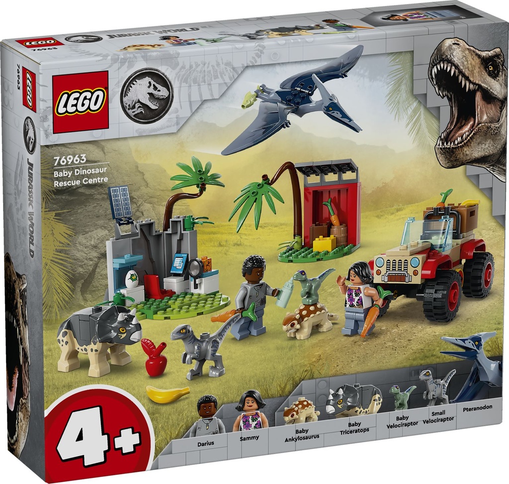 LEGO Jurassic World | Centro de Rescate de Crías de Dinosaurio - 76963