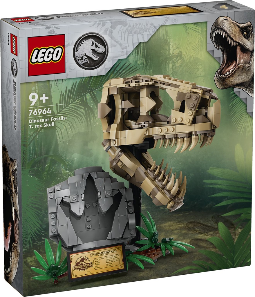 LEGO Jurassic World | Fósiles de Dinosaurio: Cráneo de T. Rex - 76964