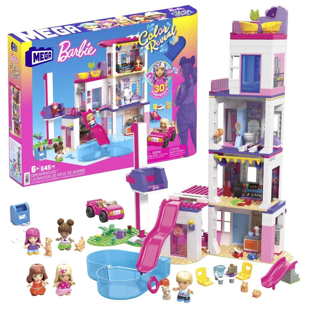 MEGA Construx Barbie Color Reveal | La casa de los Sueños (Mattel HHM01)