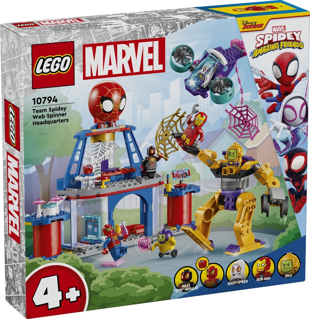 LEGO MARVEL | Cuartel General Arácnido del Equipo Spidey - 10794