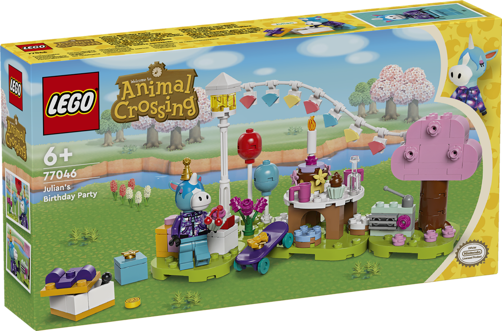 LEGO Animal Crossing | Fiesta de Cumpleaños de Azulino - 77046