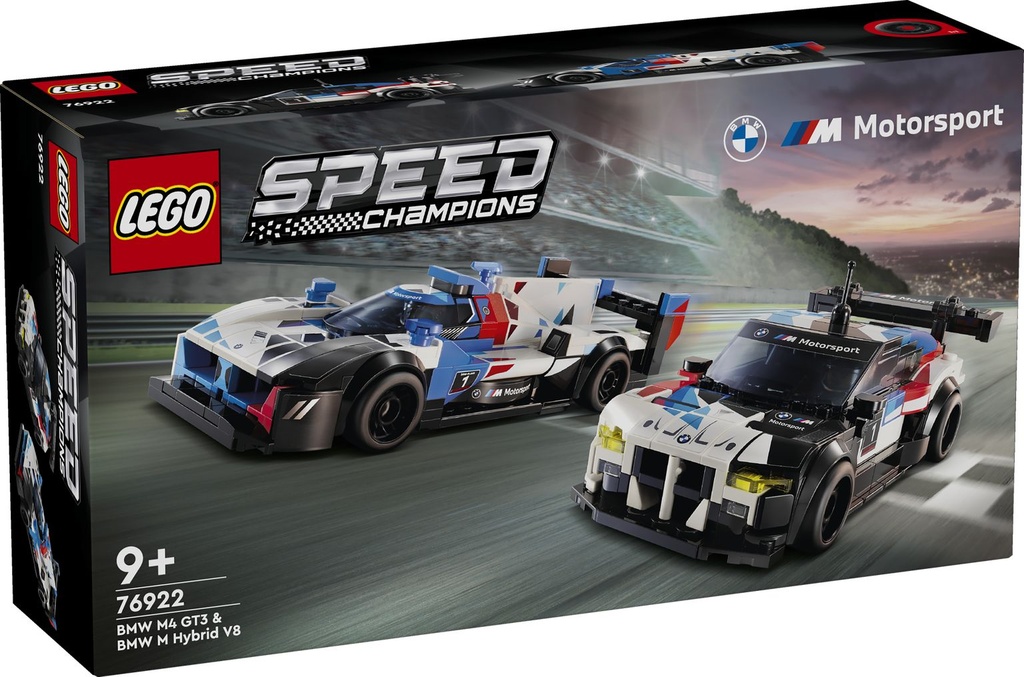 LEGO Speed Champions | Coches de Carreras BMW M4 GT3 y BMW M Hybrid V8 - 76922