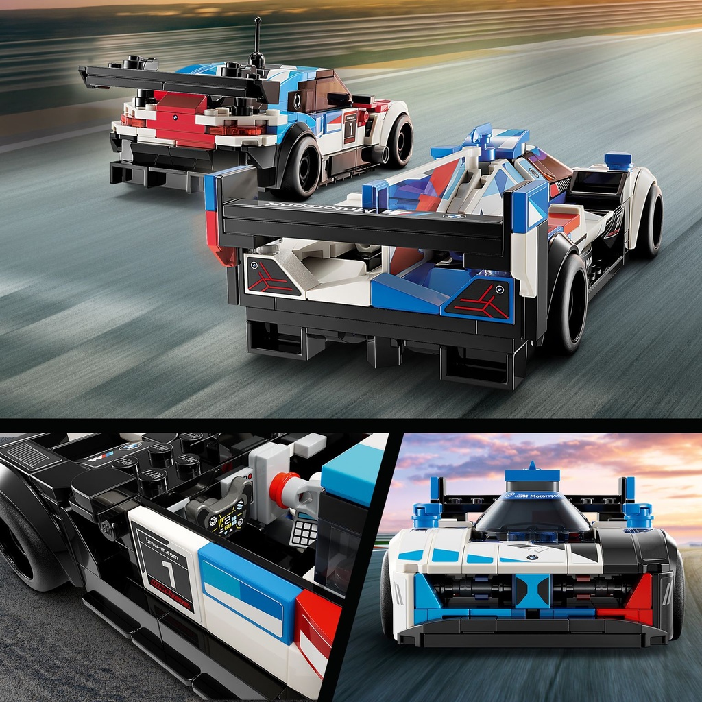 LEGO Speed Champions | Coches de Carreras BMW M4 GT3 y BMW M Hybrid V8 - 76922