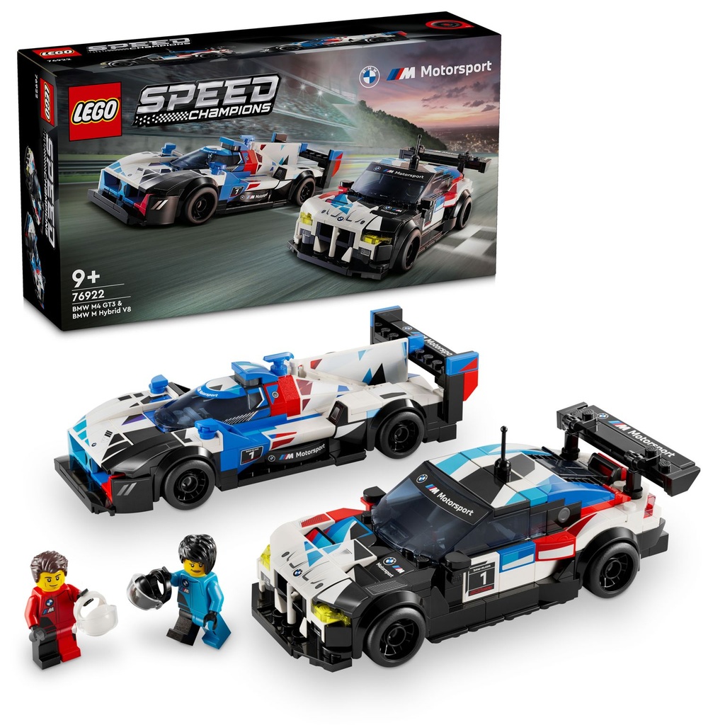 LEGO Speed Champions | Coches de Carreras BMW M4 GT3 y BMW M Hybrid V8 - 76922