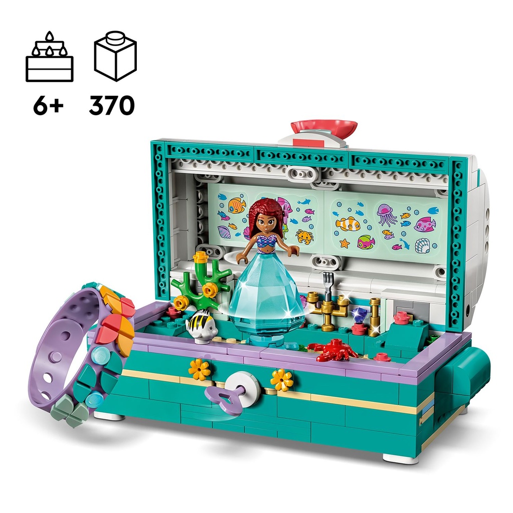 LEGO Disney | Cofre de Tesoros de Ariel - 43229