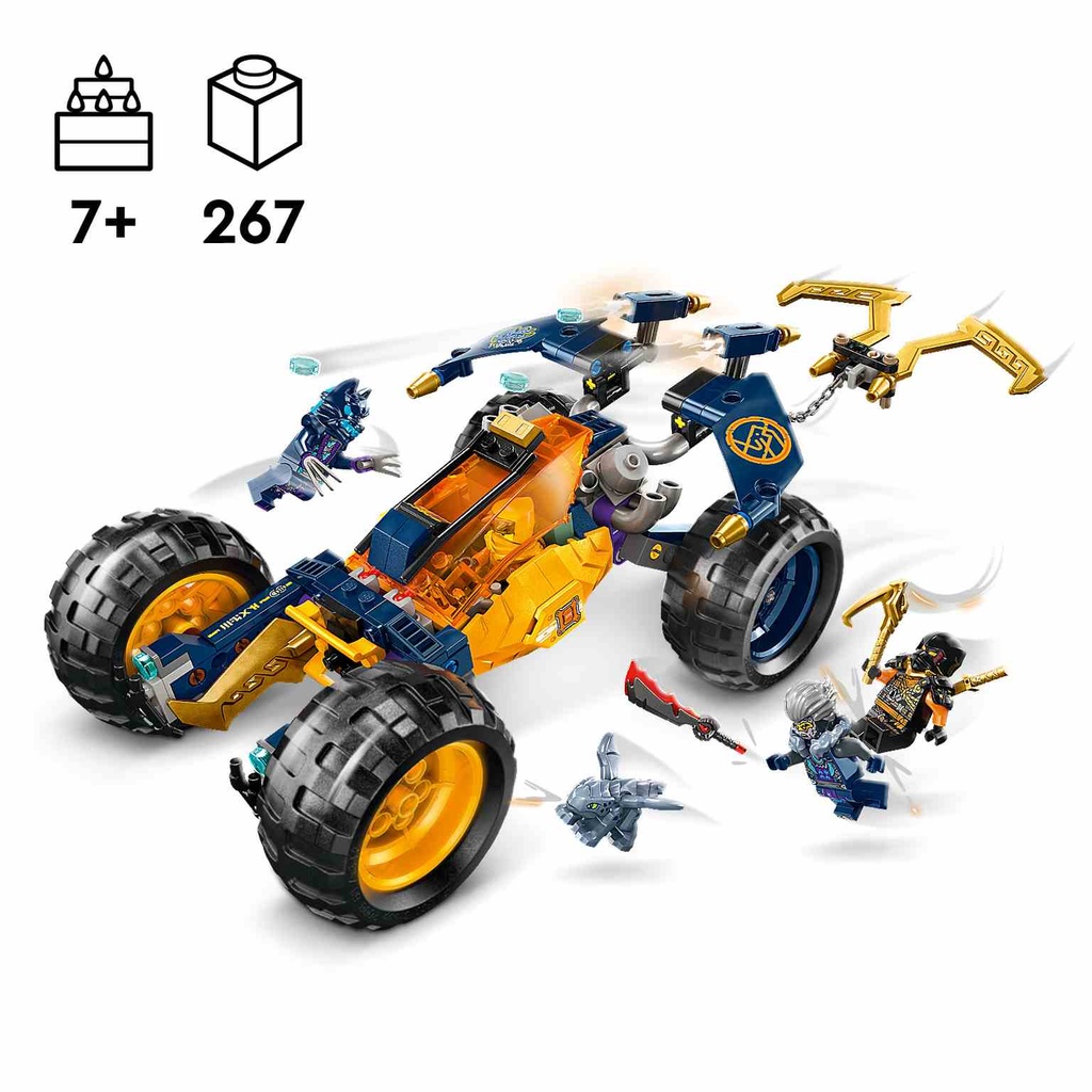 LEGO NINJAGO |Buggy Todoterreno Ninja de Arin - 71811