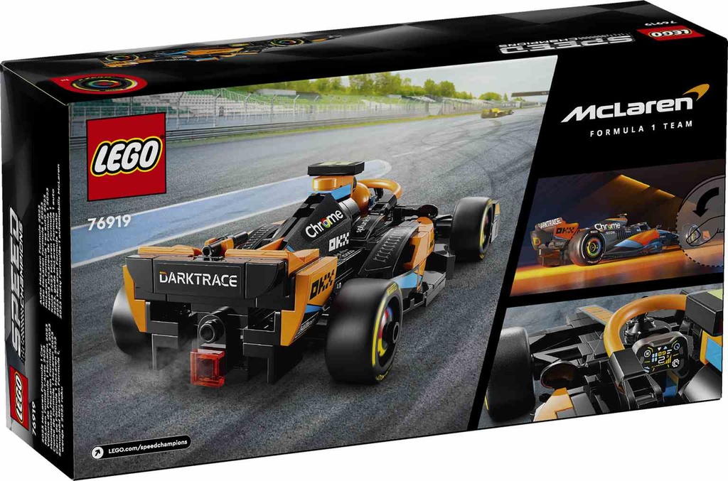 LEGO Speed Champions | Coche de Carreras de Fórmula 1 McLaren 2023 - 76919