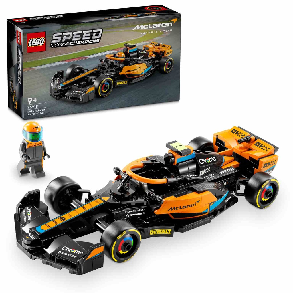 LEGO Speed Champions | Coche de Carreras de Fórmula 1 McLaren 2023 - 76919