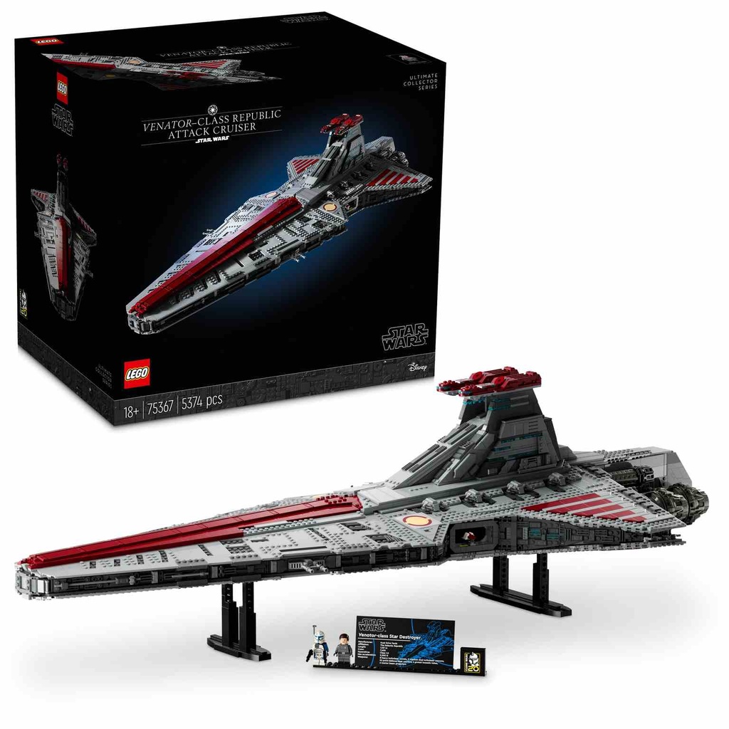 LEGO STAR WARS | Crucero de Ataque Clase Venator de la República - 75367