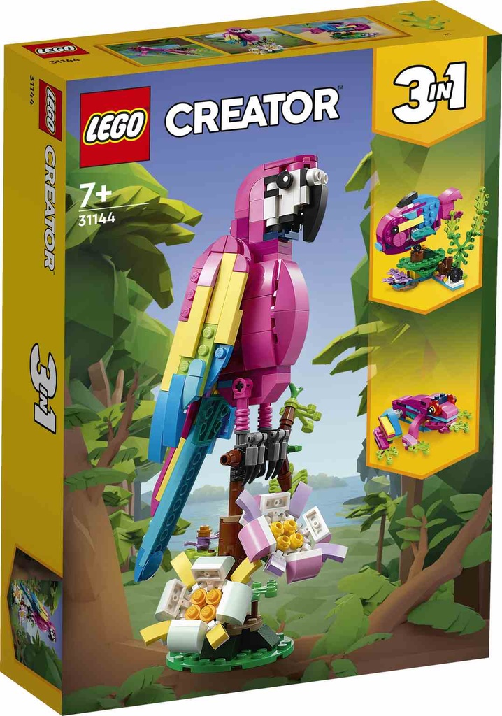 LEGO Creator | Loro Rosa Exótico - 31144