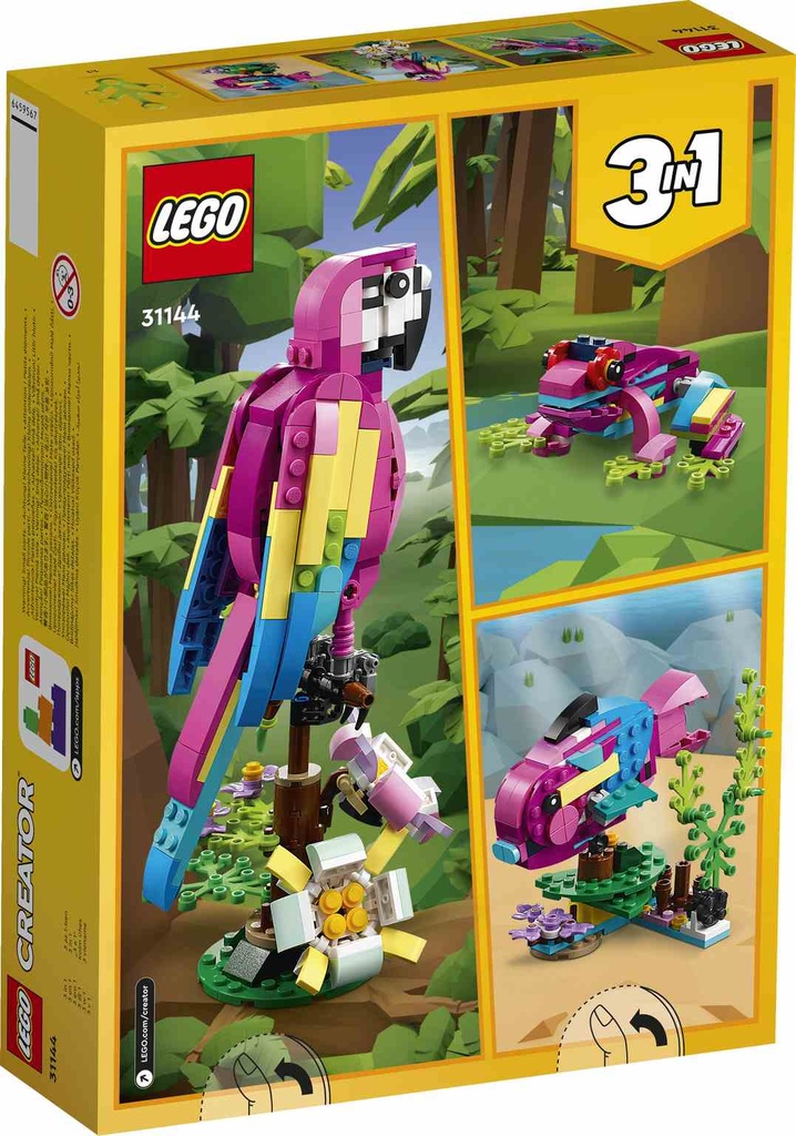 LEGO Creator | Loro Rosa Exótico - 31144