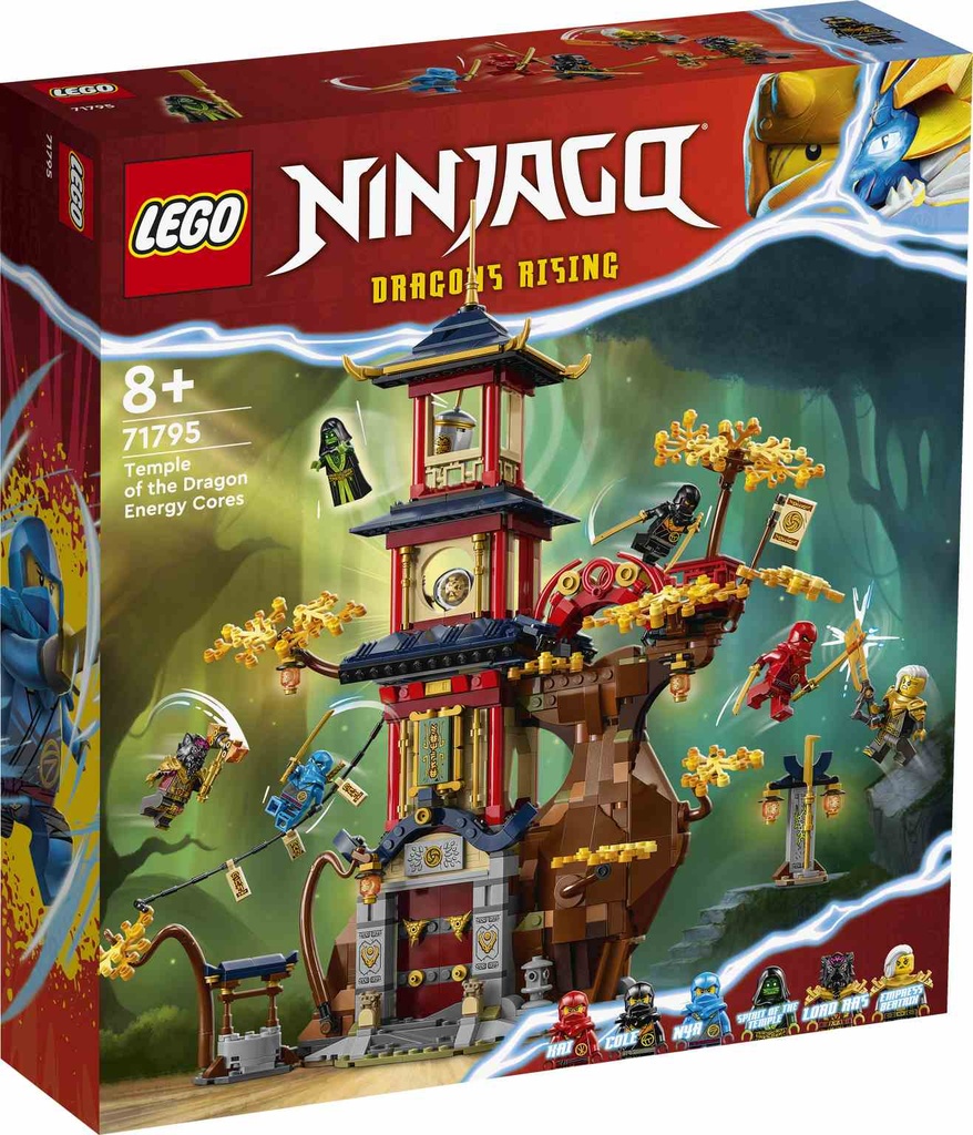  Lego Ninjago Núcleos de Energía del Templo del Dragón 71795