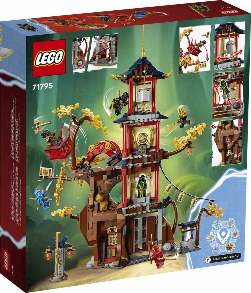  Lego Ninjago Núcleos de Energía del Templo del Dragón 71795