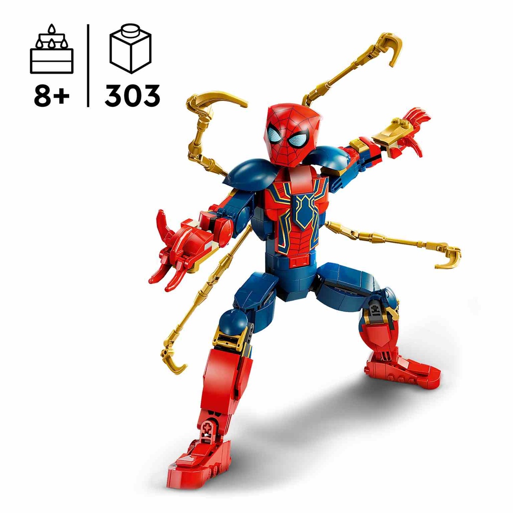 LEGO MARVEL | Iron Spider-Man: Figura para Construir - 76298