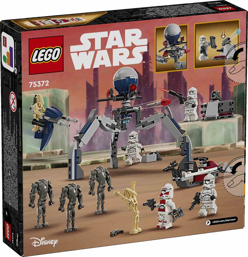 LEGO STAR WARS | Pack de Combate: Soldado Clon y Droide de Combate - 75372