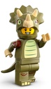 LEGO Minifiguras | Fan con Disfraz de Triceratops - 71045-08