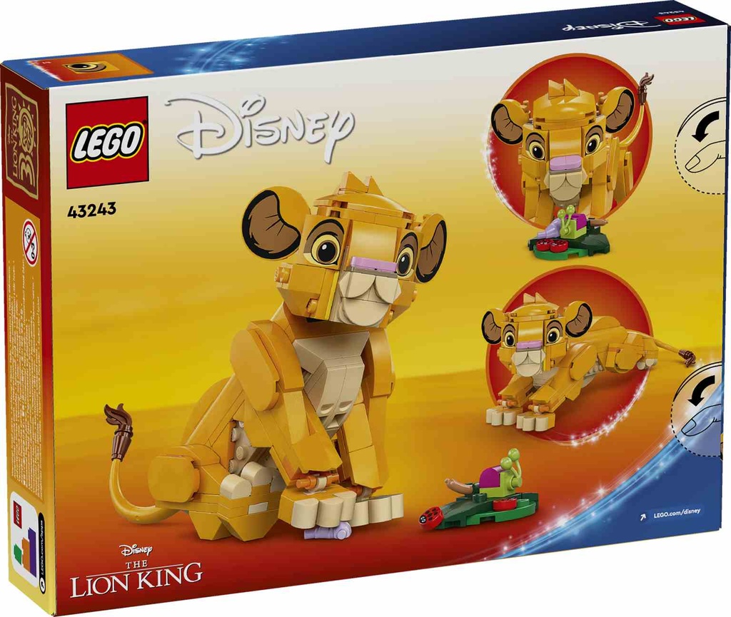 LEGO Disney | El Rey León: Simba Cachorro - 43243